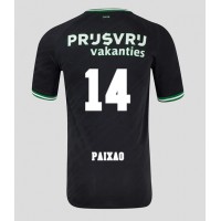 Camiseta Feyenoord Igor Paixao #14 Segunda Equipación Replica 2024-25 mangas cortas
